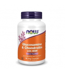 NOW Glucosamine & Chondroitin with MSM (90 Viên)